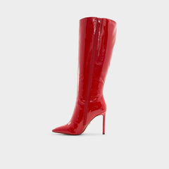 Aldo Agathea-wc Red Women's Tall Boots - Knee-high boot, Stiletto heel Red