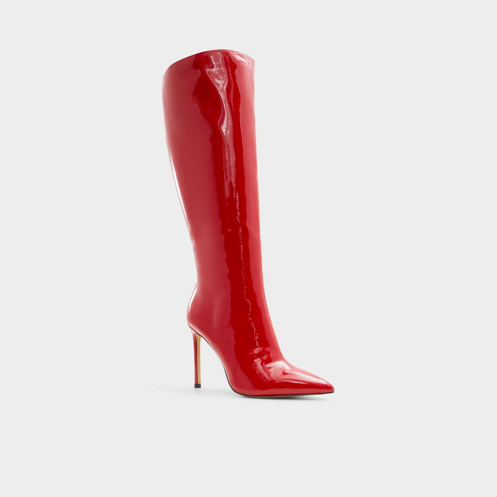 Aldo Agathea-wc Red Women's Tall Boots - Knee-high boot, Stiletto heel Red
