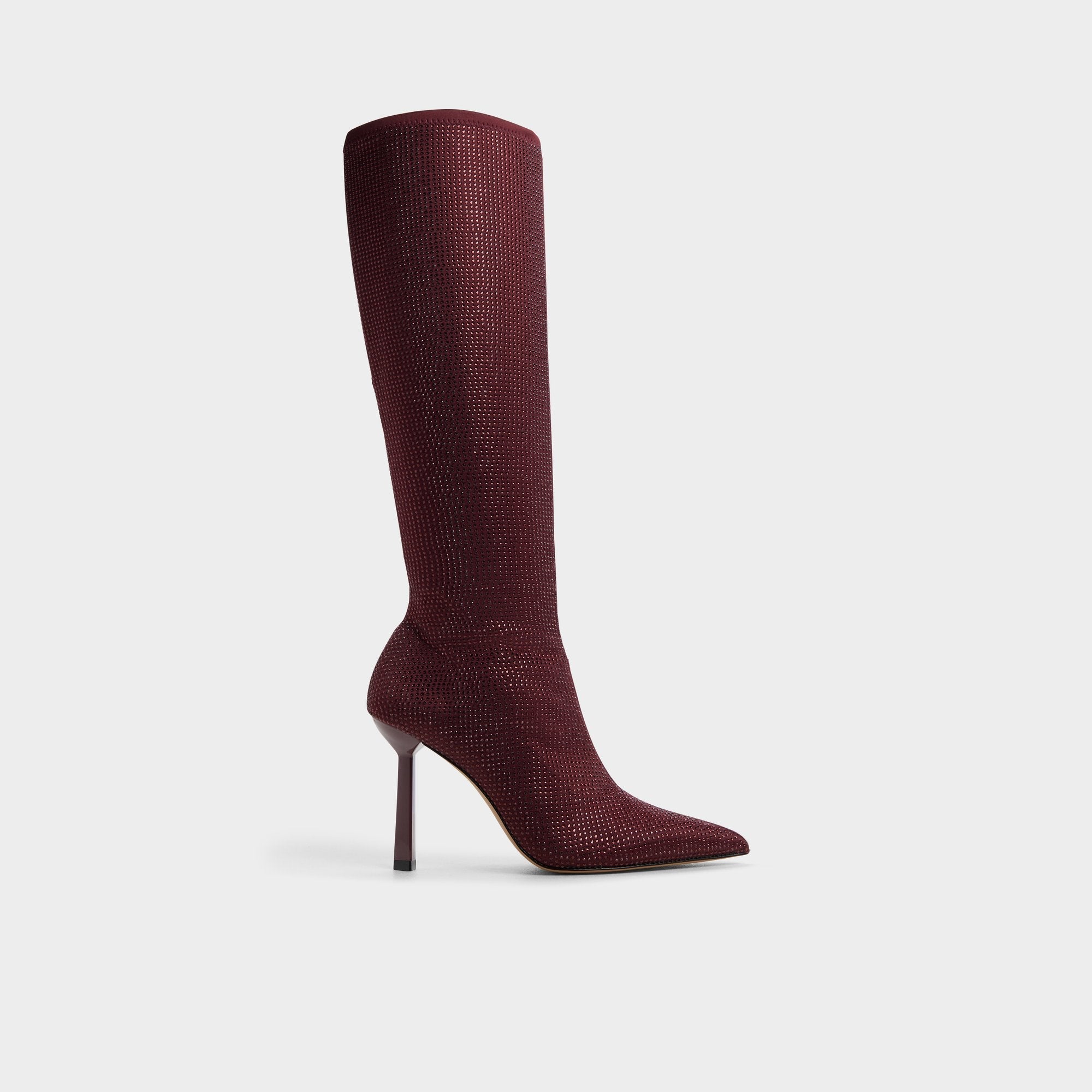 Aldo Innez in Bordo - Knee-high boot, Stiletto heel Bordo