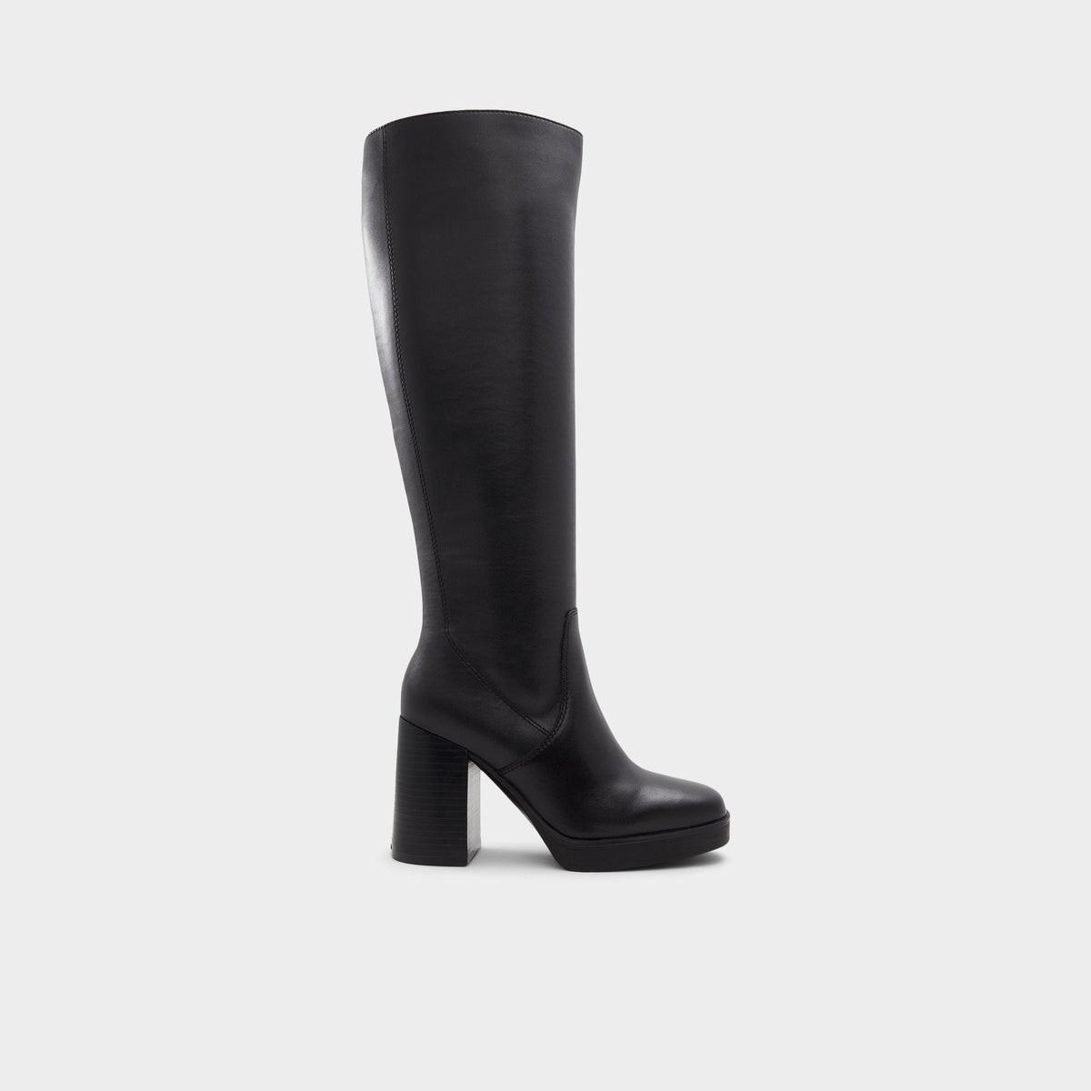 Aldo Equine Black Women's Tall Boots - Knee-high boot, Black Black