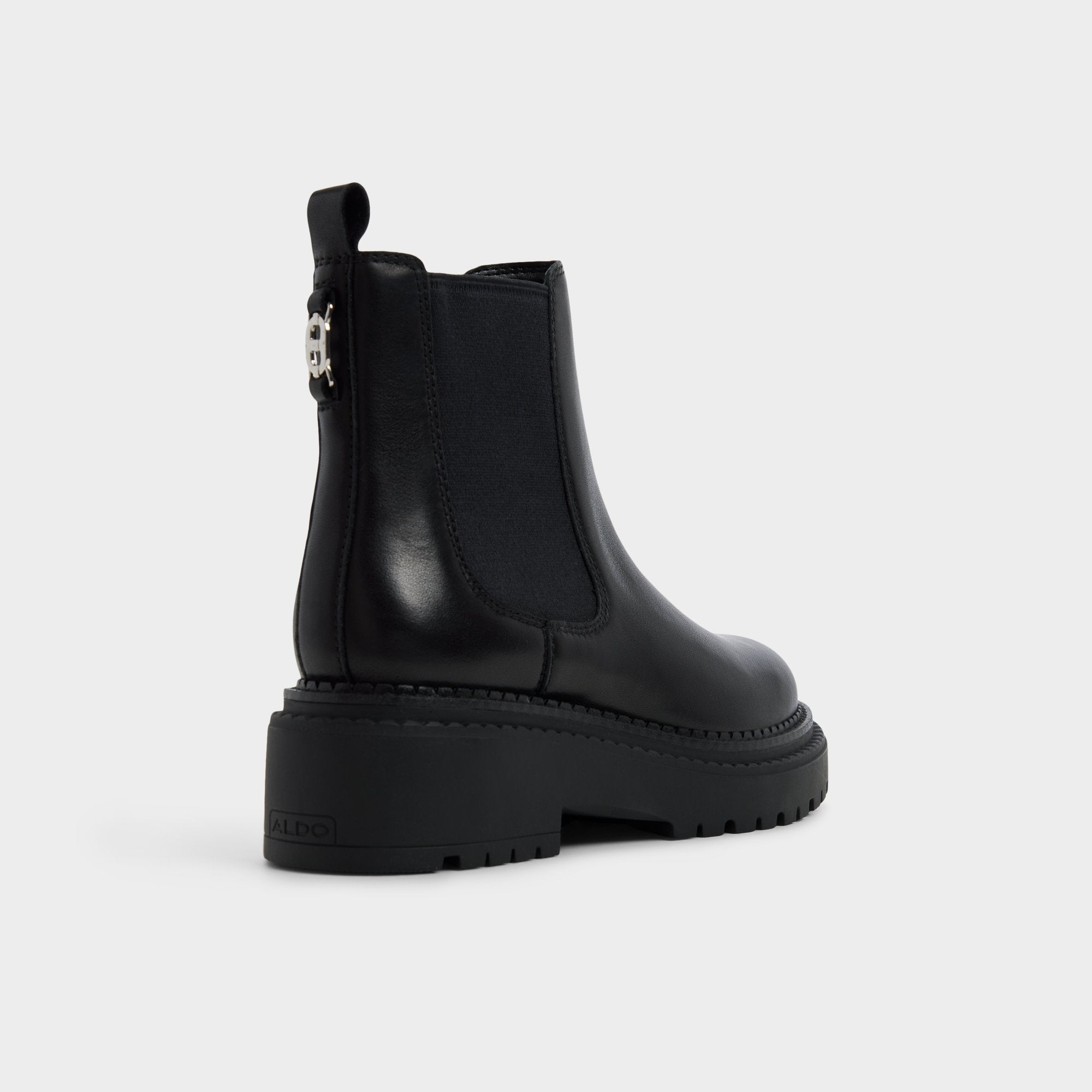 Aldo Bestina in Black - Chelsea boot, Lug sole Black