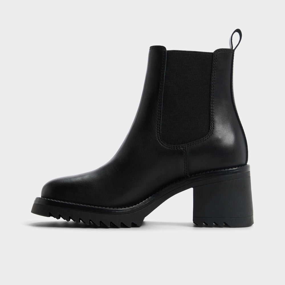 Aldo Anneliese in Black - Chelsea boot, Lug sole Black