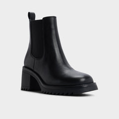 Aldo Anneliese in Black - Chelsea boot, Lug sole Black