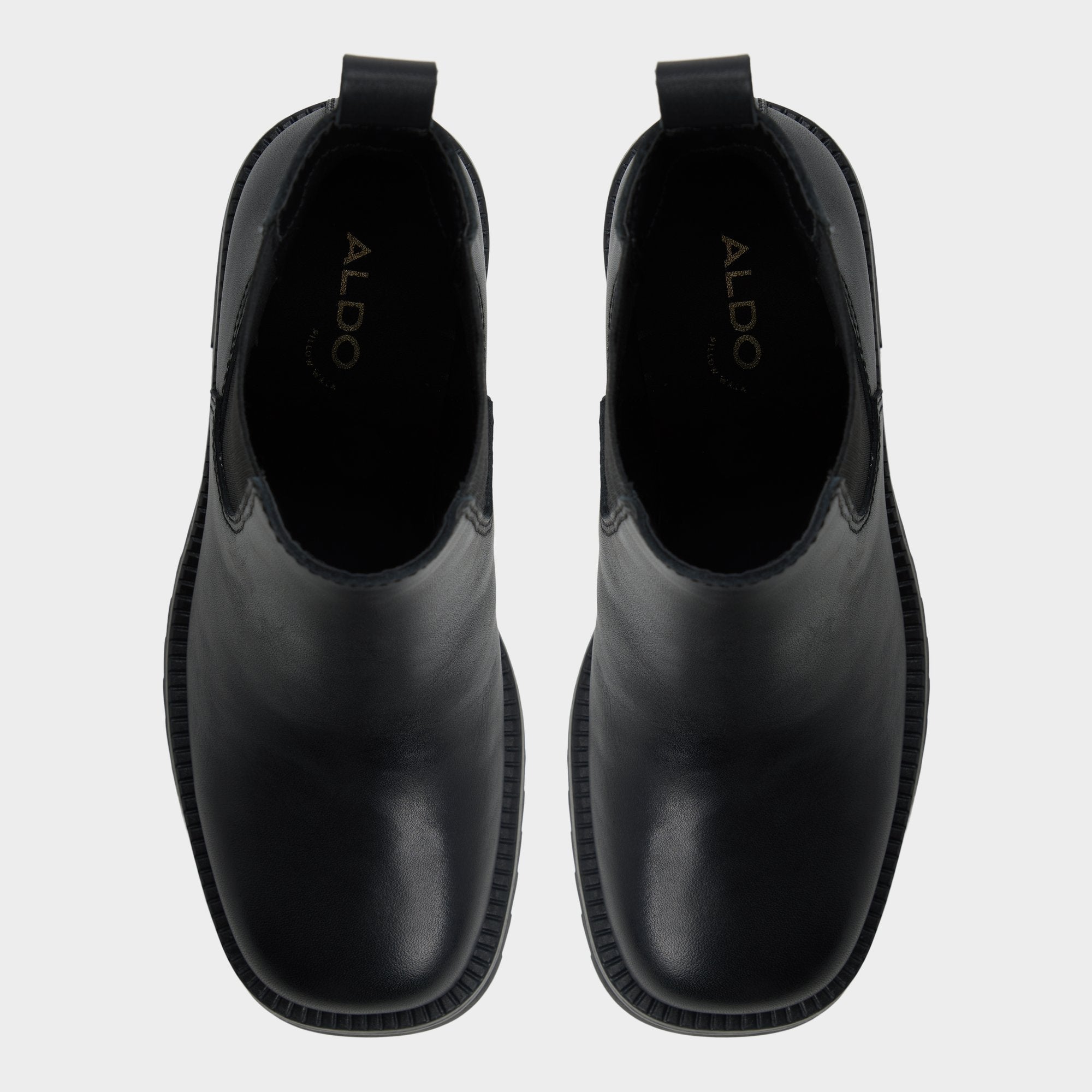 Aldo Anneliese in Black - Chelsea boot, Lug sole Black