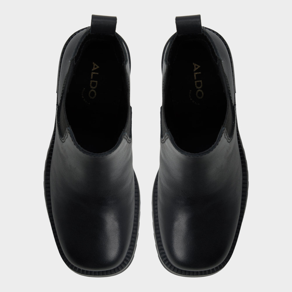 Aldo Anneliese in Black - Chelsea boot, Lug sole Black