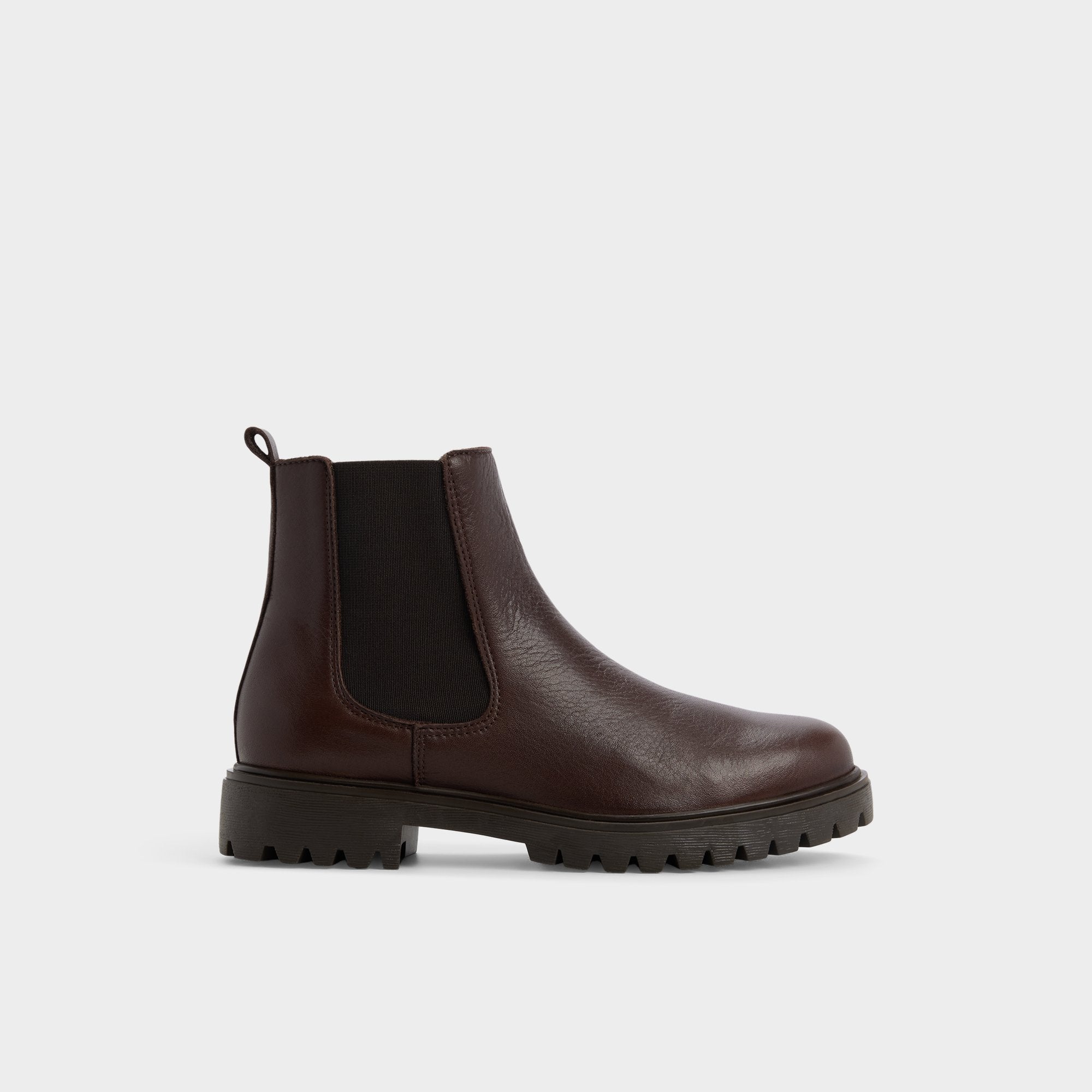 Aldo Adalitlan in Medium Brown - Chelsea boot, Lug sole Medium brown