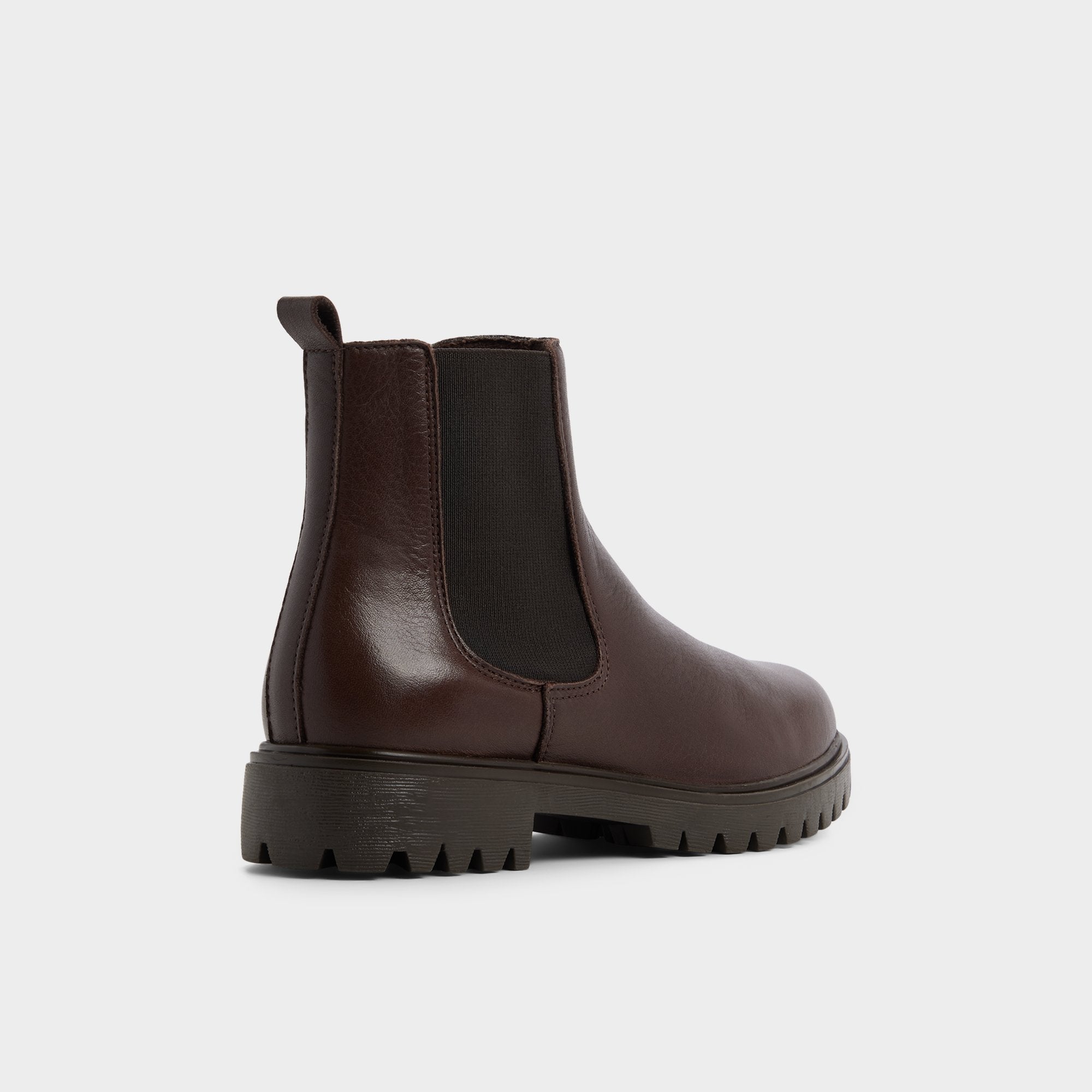 Aldo Adalitlan in Medium Brown - Chelsea boot, Lug sole Medium brown