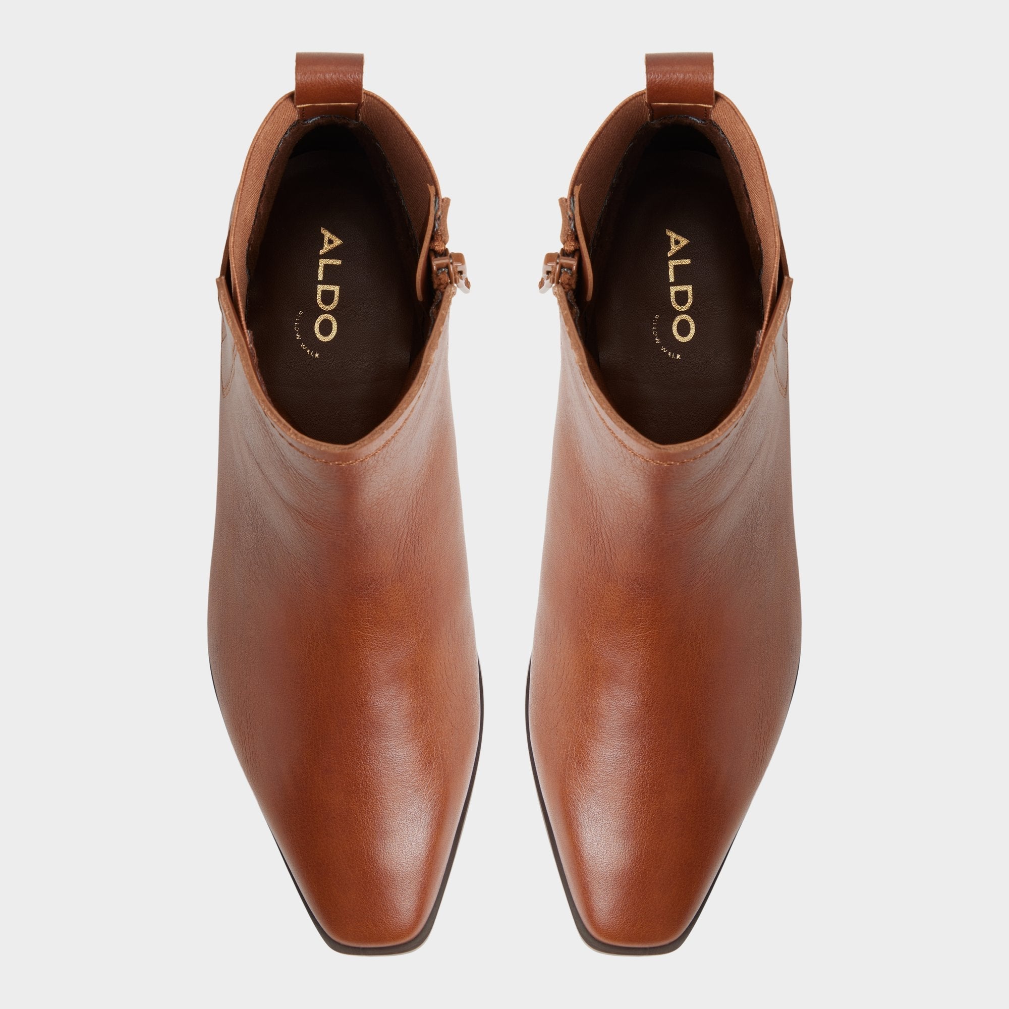 Aldo Raneldar in Medium Brown - Chelsea boot, Block heel Medium brown