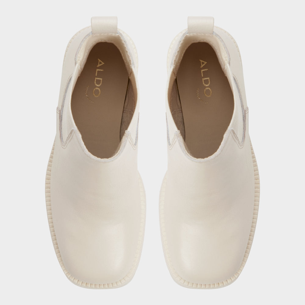 Aldo Anneliese in Other White - Chelsea boot, Lug sole Other white