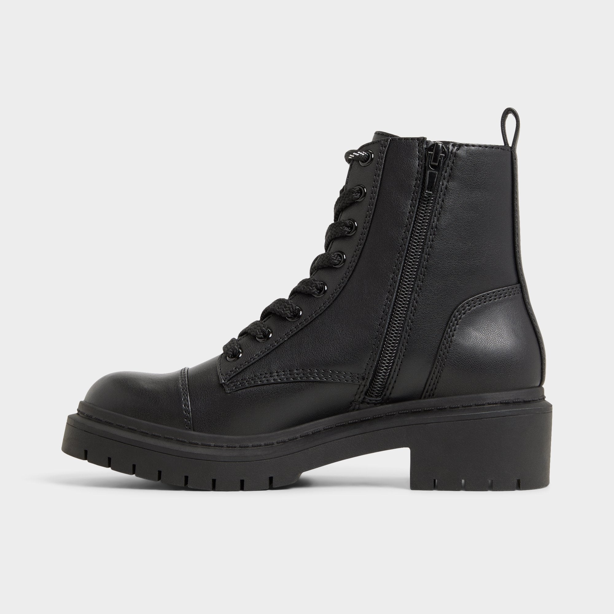 Aldo Goer Black Women's Casual boots - Combat ankle boot, Lug sole Black