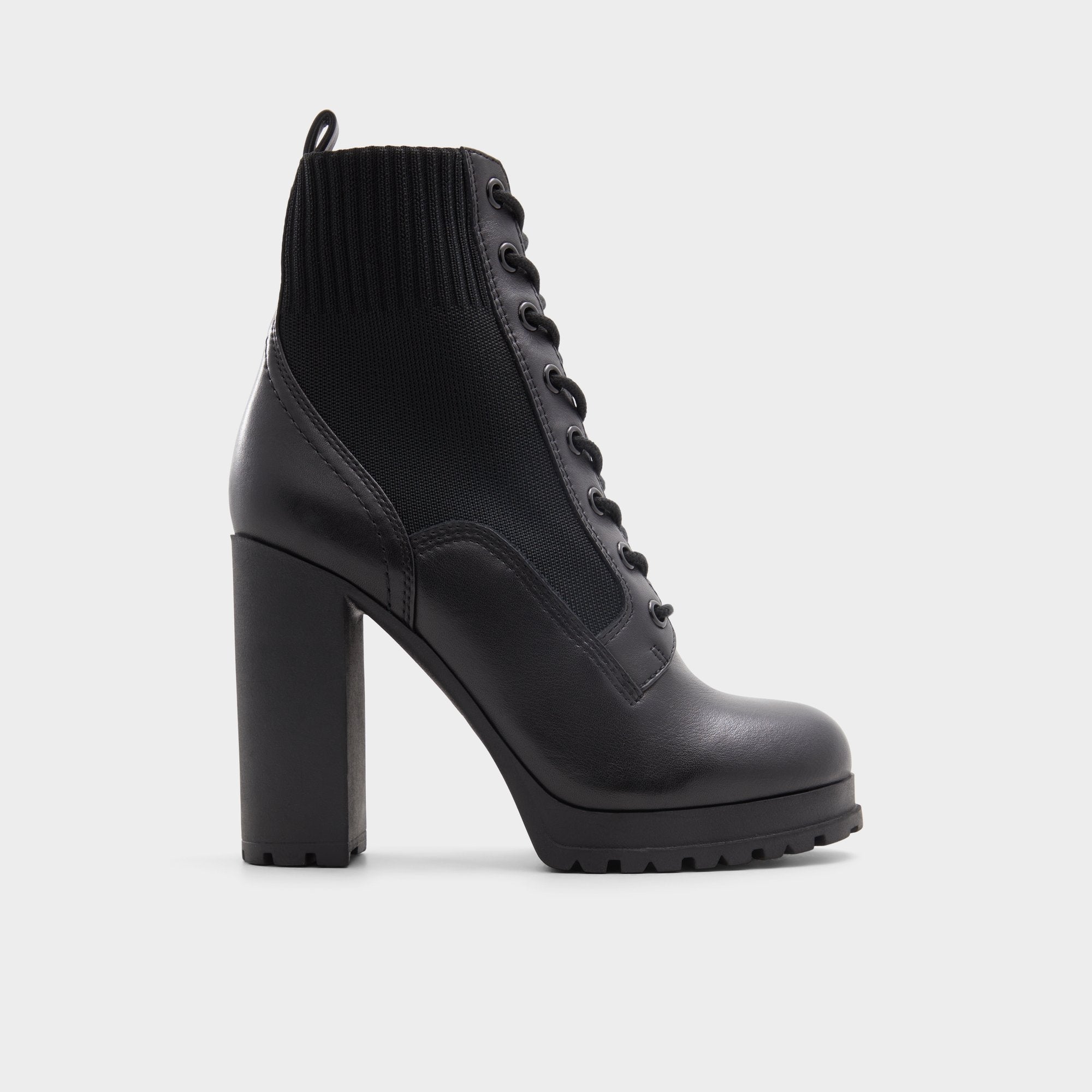 Aldo Rebellious Black Women's Combat boots - Combat ankle boot, Lug sole Black