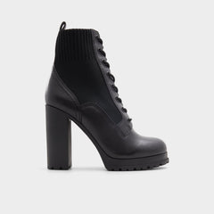 Aldo Rebellious Black Women's Combat boots - Combat ankle boot, Lug sole Black