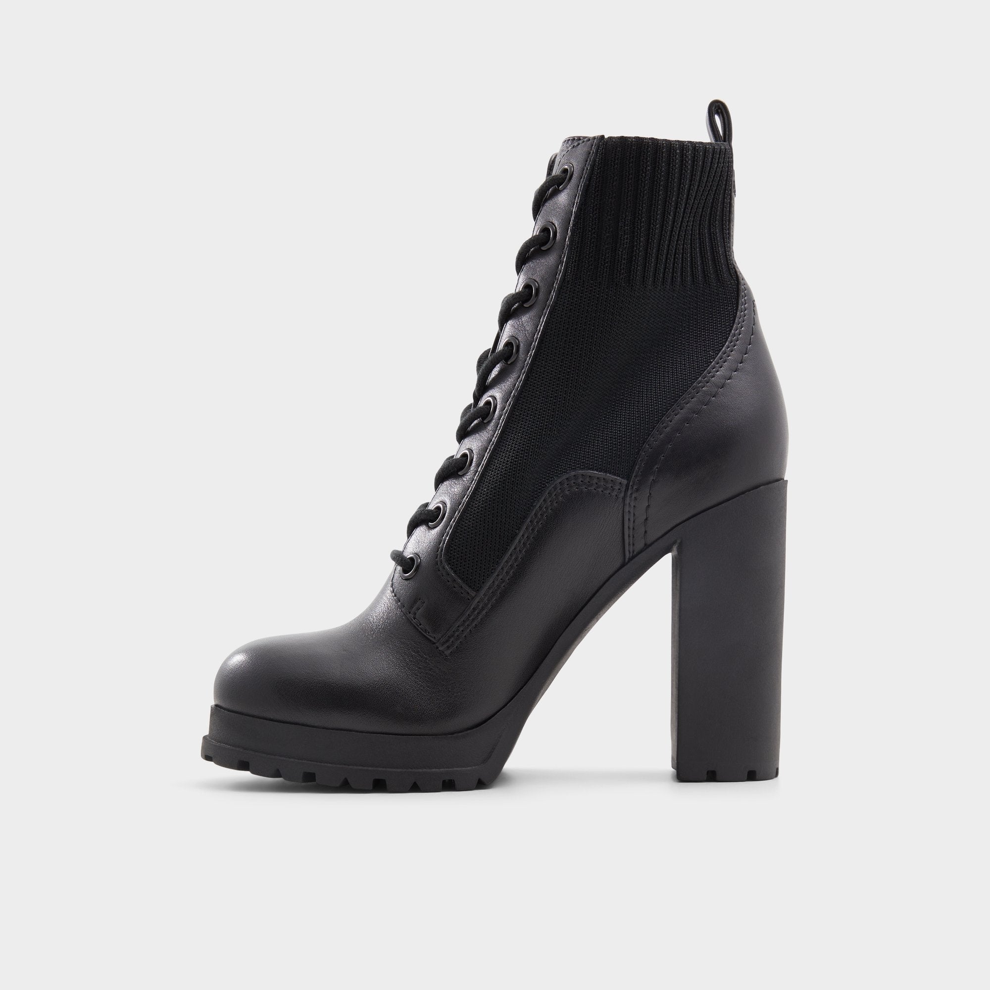 Aldo Rebellious Black Women's Combat boots - Combat ankle boot, Lug sole Black
