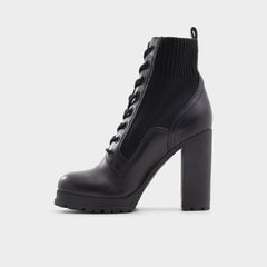 Aldo Rebellious Black Women's Combat boots - Combat ankle boot, Lug sole Black