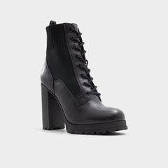 Aldo Rebellious Black Women's Combat boots - Combat ankle boot, Lug sole Black