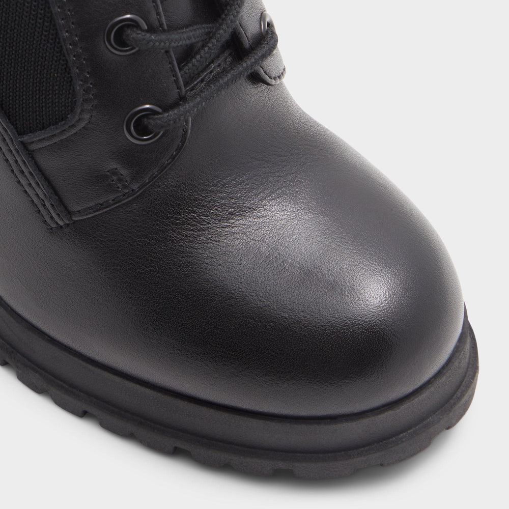 Aldo Rebellious Black Women's Combat boots - Combat ankle boot, Lug sole Black