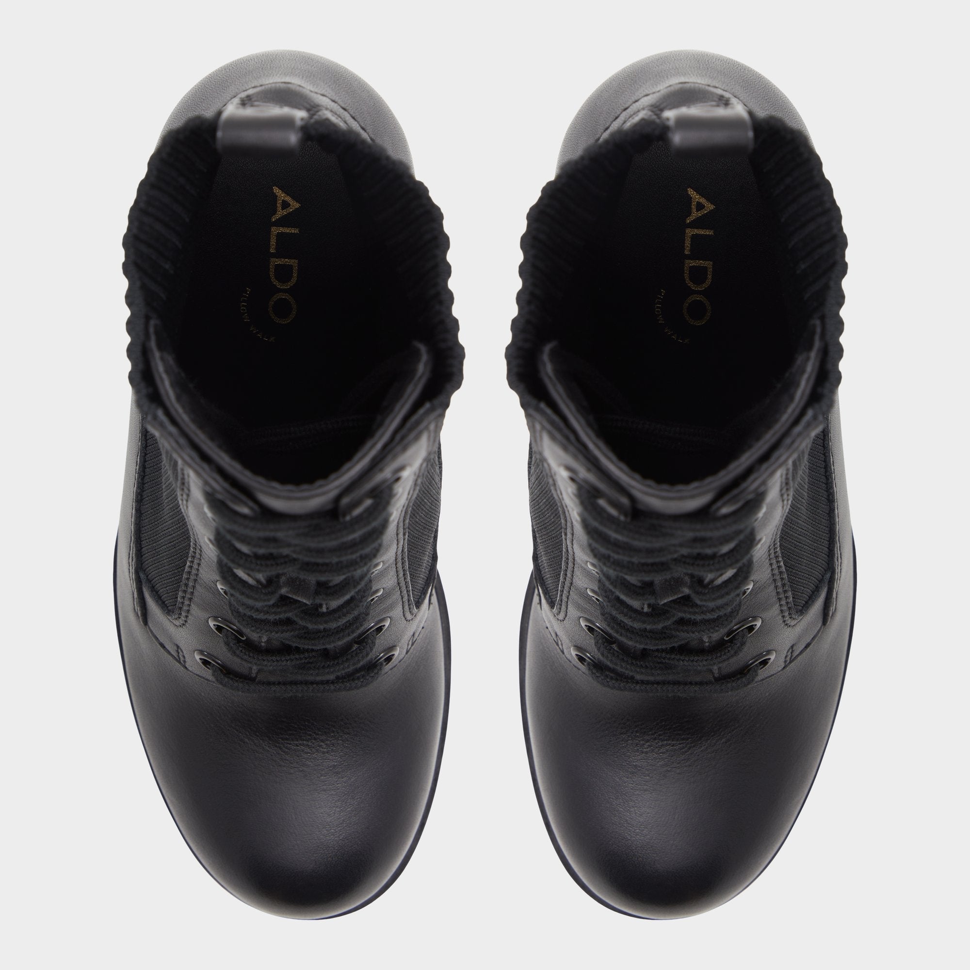 Aldo Rebellious Black Women's Combat boots - Combat ankle boot, Lug sole Black
