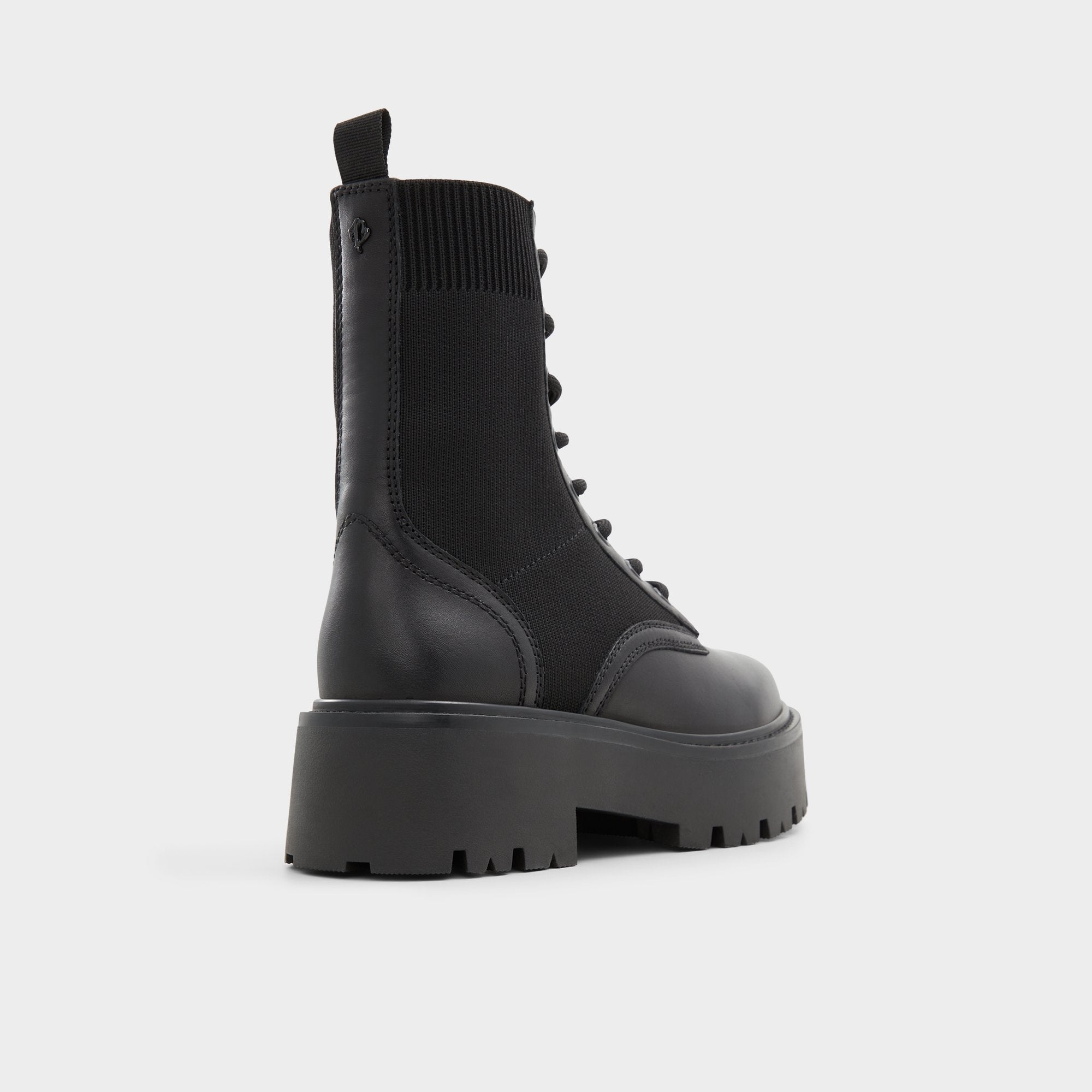 Aldo Talaleryknit Black Women's Combat boots - Combat ankle boot, Black Black
