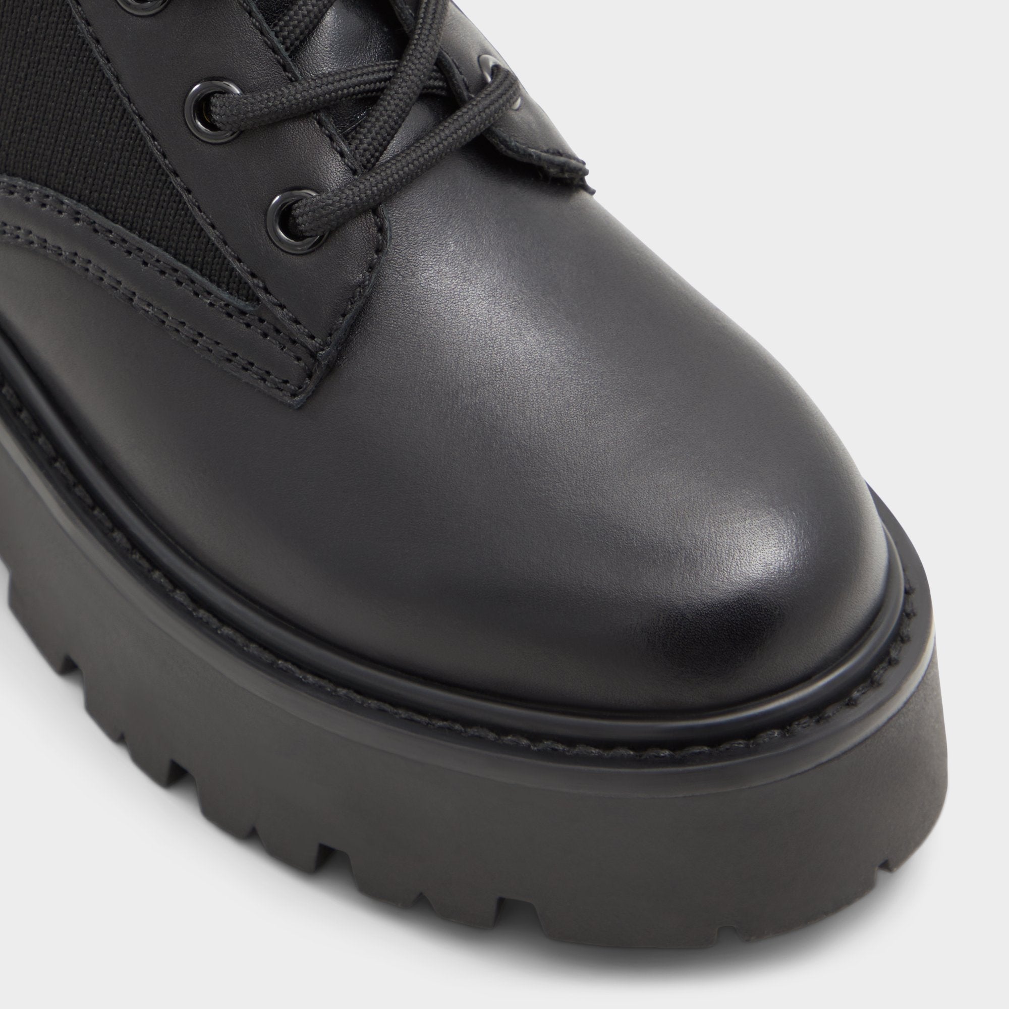 Aldo Talaleryknit Black Women's Combat boots - Combat ankle boot, Black Black