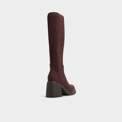 Aldo Auster in Dark Brown - Knee-high boot, Platform Dark Brown