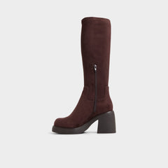 Aldo Auster in Dark Brown - Knee-high boot, Platform Dark Brown