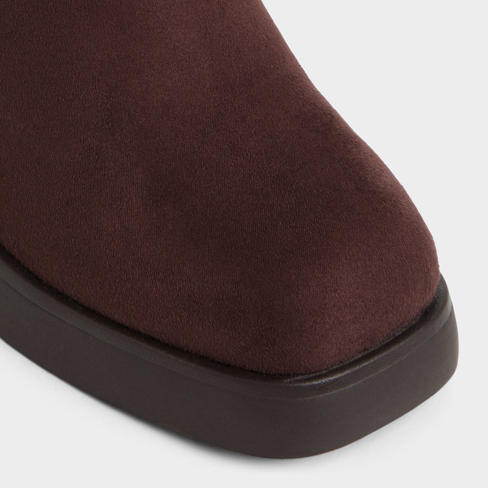 Aldo Auster in Dark Brown - Knee-high boot, Platform Dark Brown