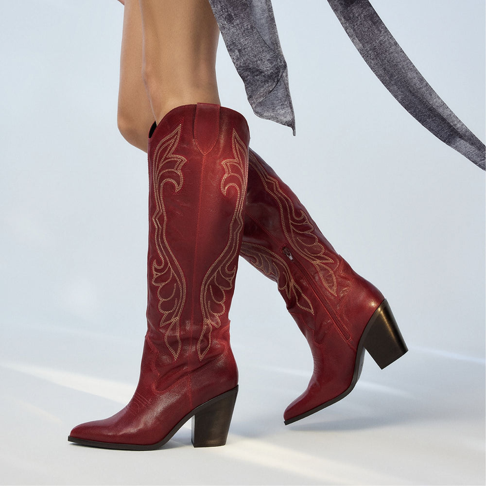 Aldo Alamo Medium Red Women's Western - Western boot Medium red