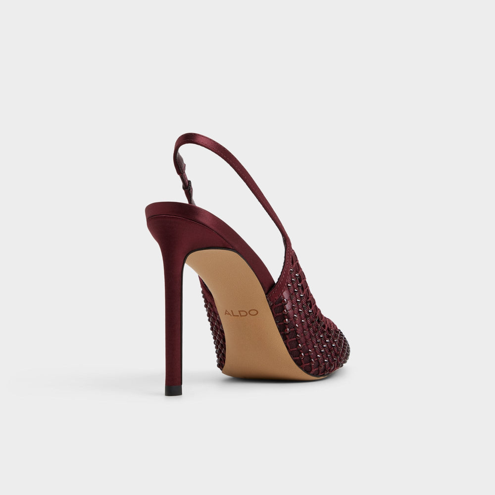 Aldo Marciana in Burgundy 14151906 - Slingback heel, Stiletto heel Burgundy