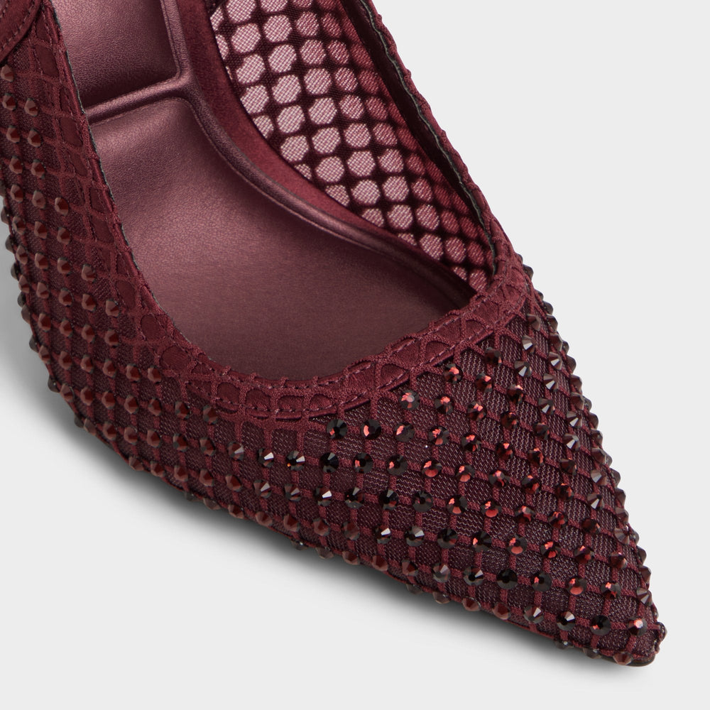 Aldo Marciana in Burgundy 14151906 - Slingback heel, Stiletto heel Burgundy