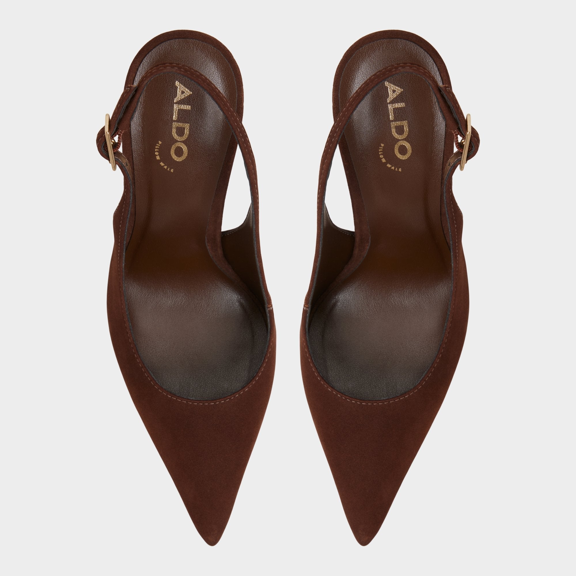 Aldo Stessysling in Dark Brown 14163419 - Slingback heel, Stiletto heel Dark Brown