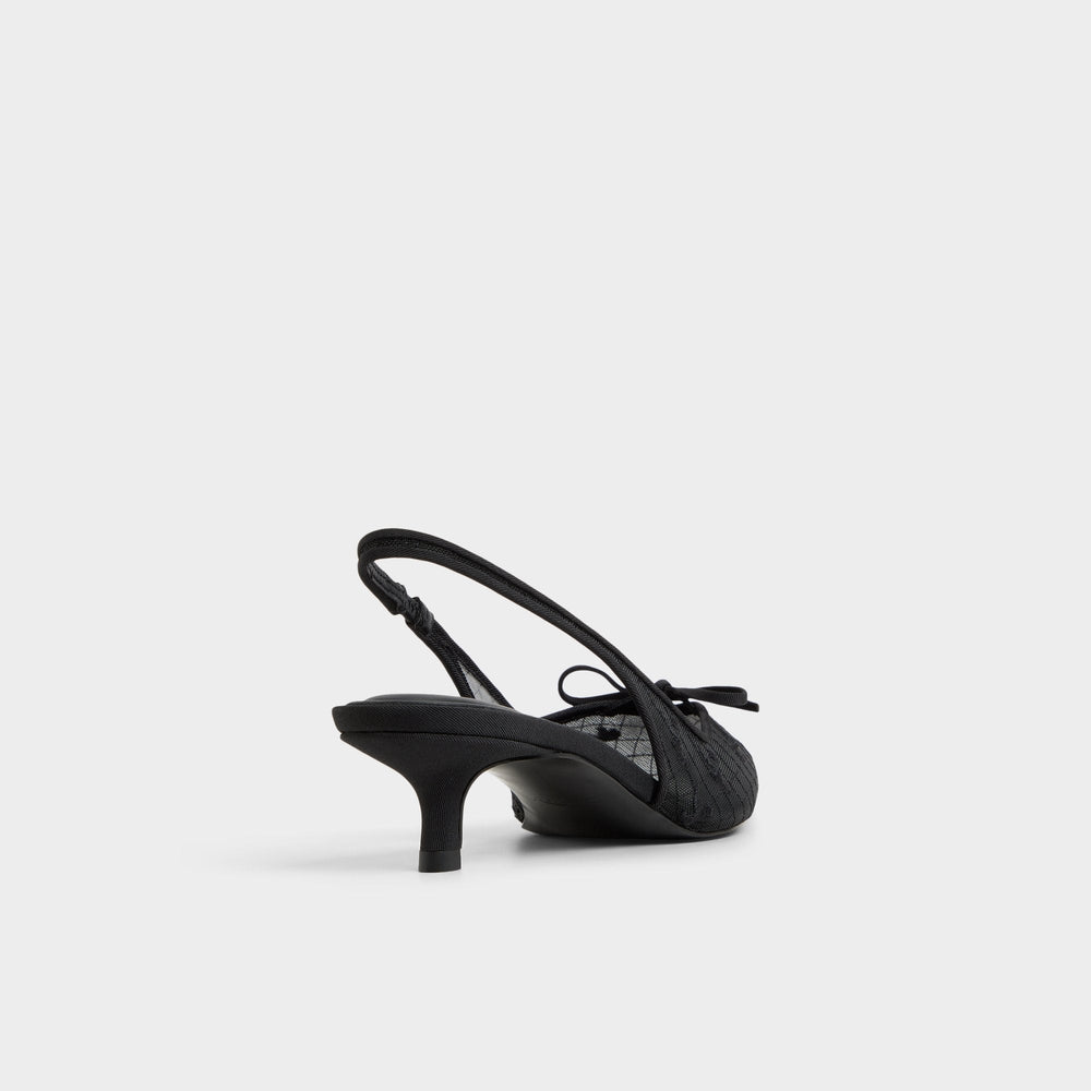 Aldo Azaro in Other Black 14151901 - Slingback heel, Kitten heel Other black