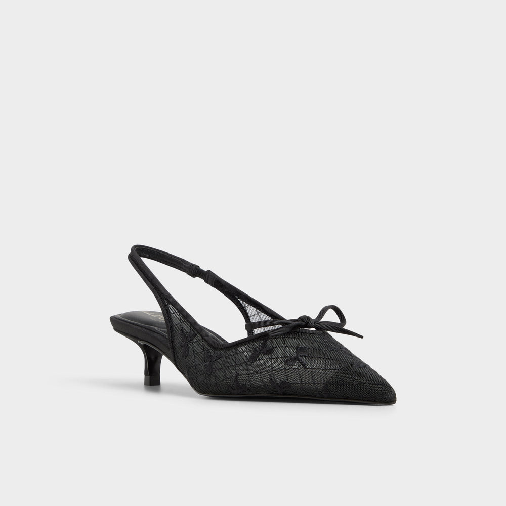Aldo Azaro in Other Black 14151901 - Slingback heel, Kitten heel Other black