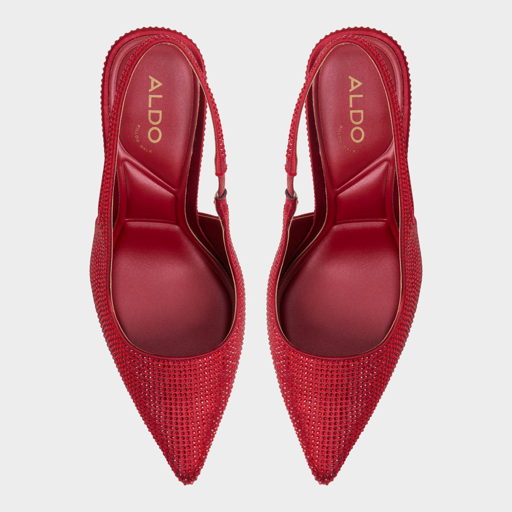 Aldo Lovebloom in Dark Red 14151889 - Slingback heel, Stiletto heel Dark red