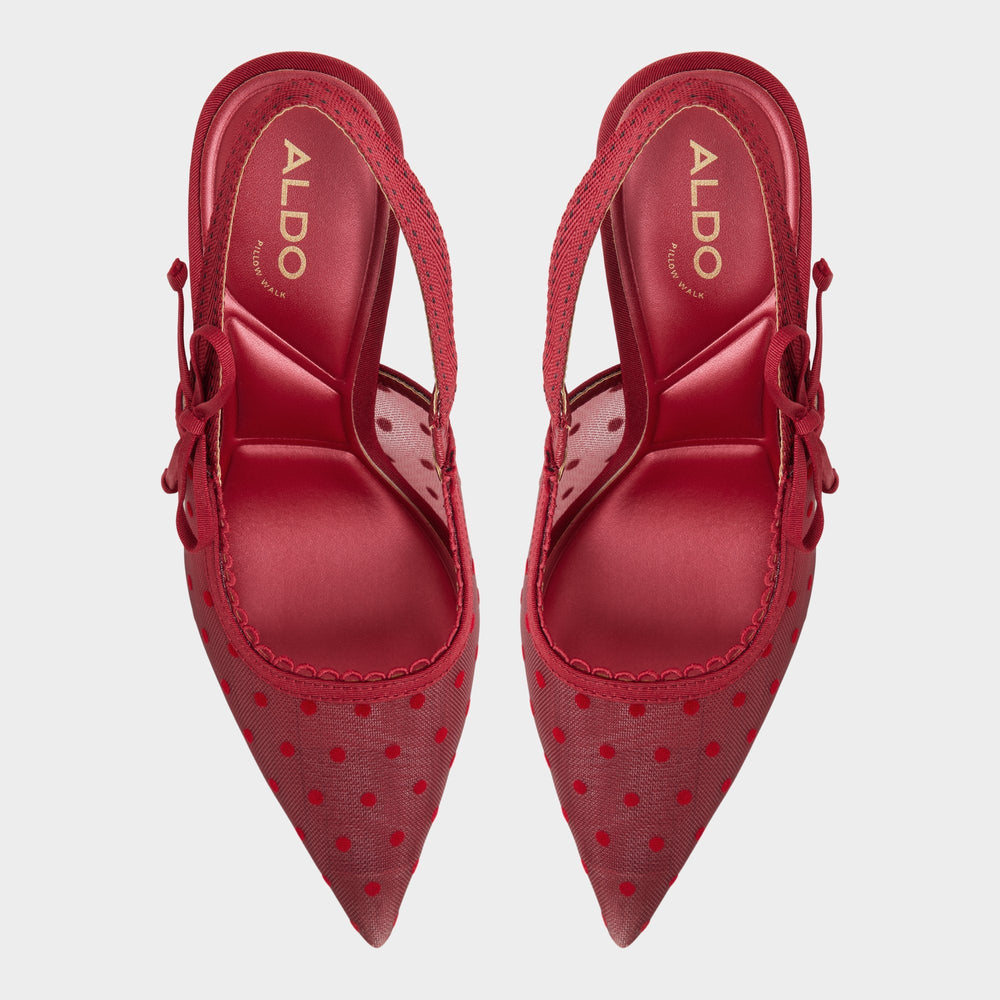 Aldo Hennie in Dark Red 14151902 - Slingback heel, Stiletto heel Dark red