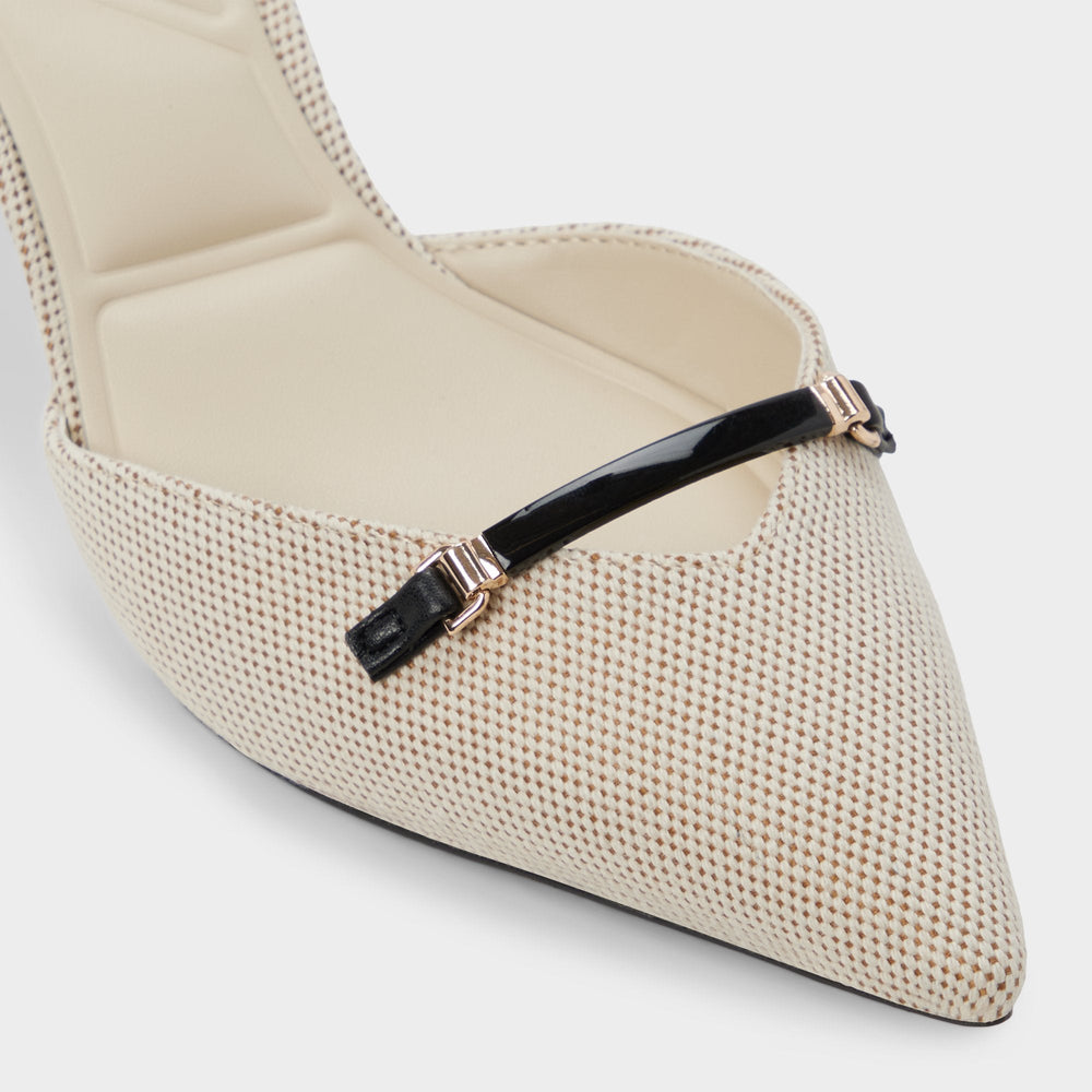 Aldo Nailah Open Natural Women's Kitten heels - Slingback heel, Kitten heel Open natural