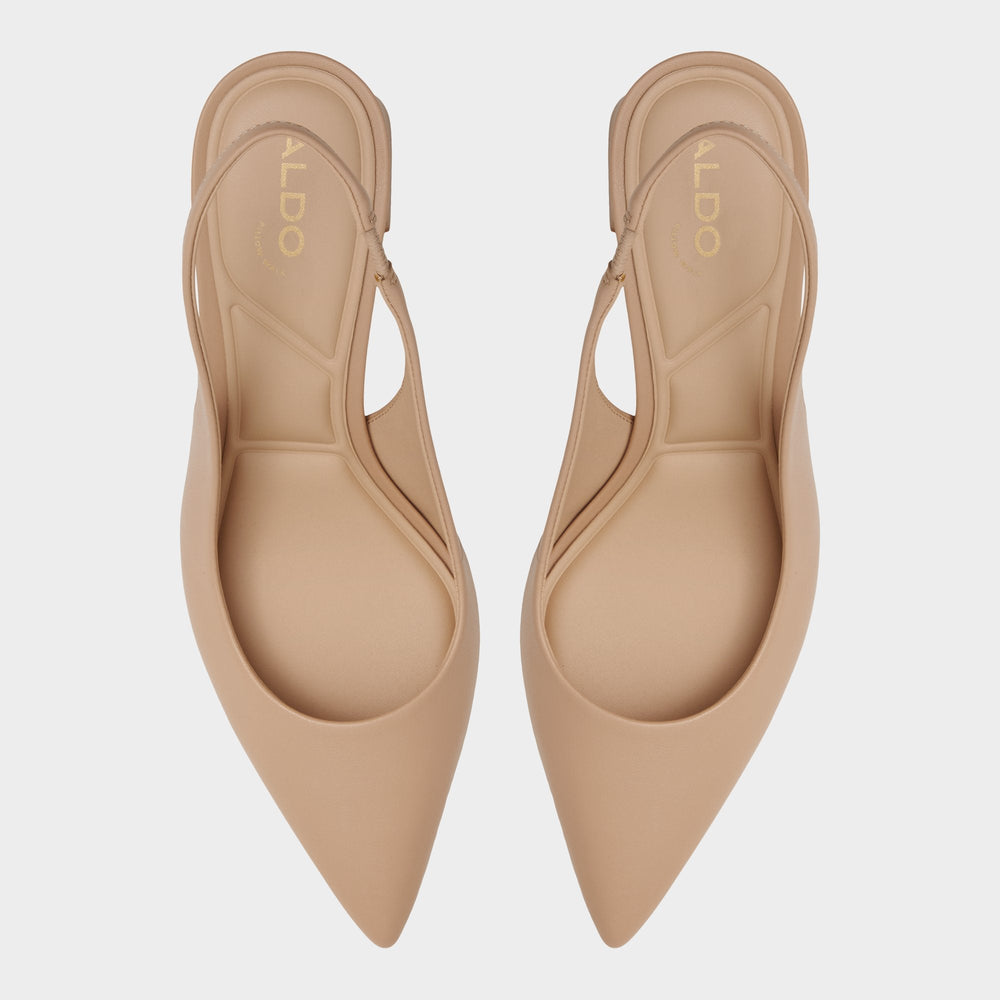 Aldo Uliana Beige Women's Block heels - Slingback heel, Block heel Beige