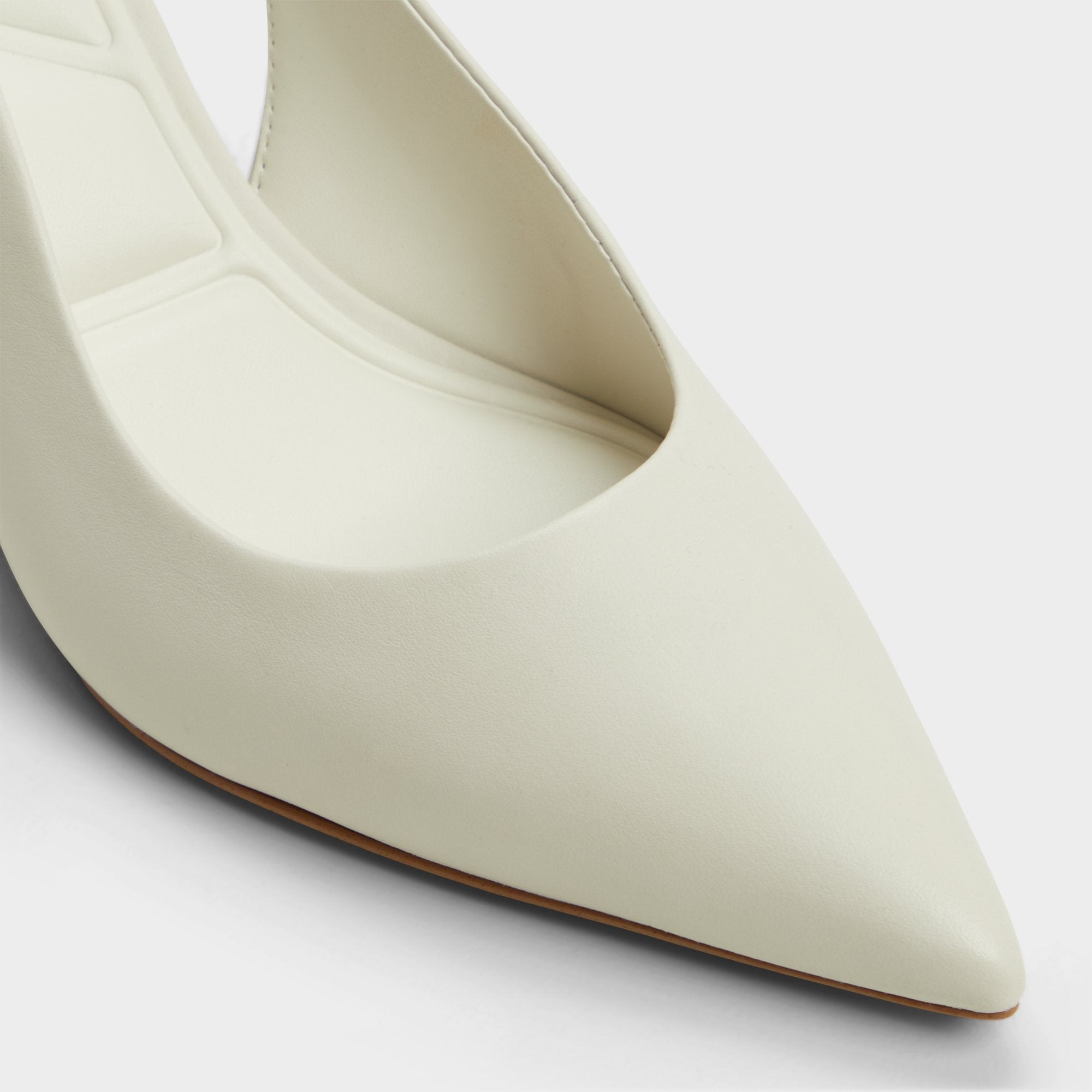 Aldo Uliana White/Bone Women's Slingbacks - Slingback heel, Block heel White/bone