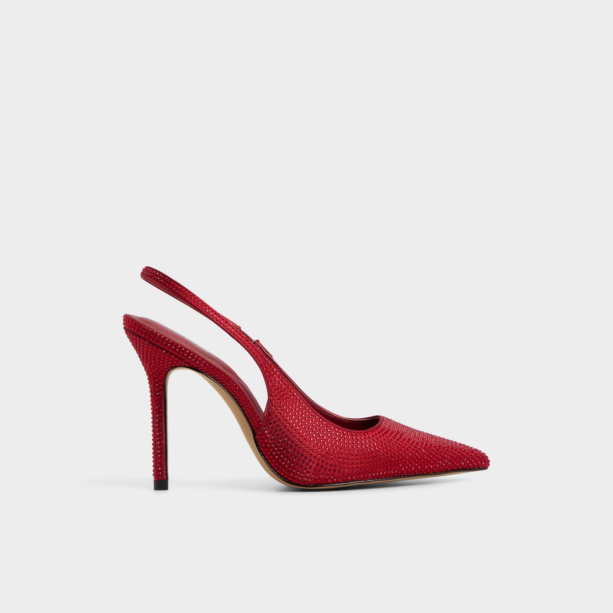 Aldo Lovebloom in Xt Dark Red - Slingback heel, Stiletto heel Dark red