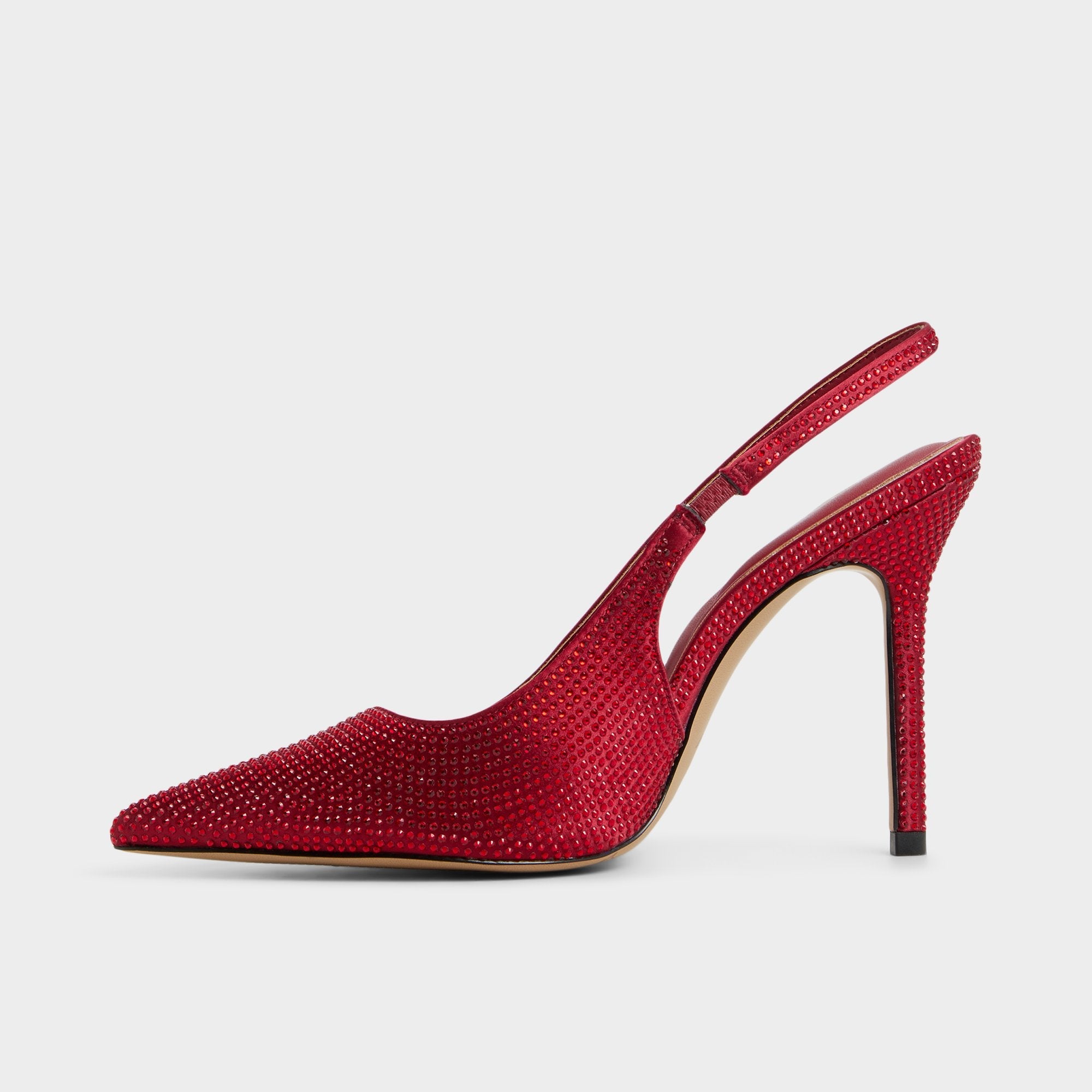 Aldo Lovebloom in Xt Dark Red - Slingback heel, Stiletto heel Dark red
