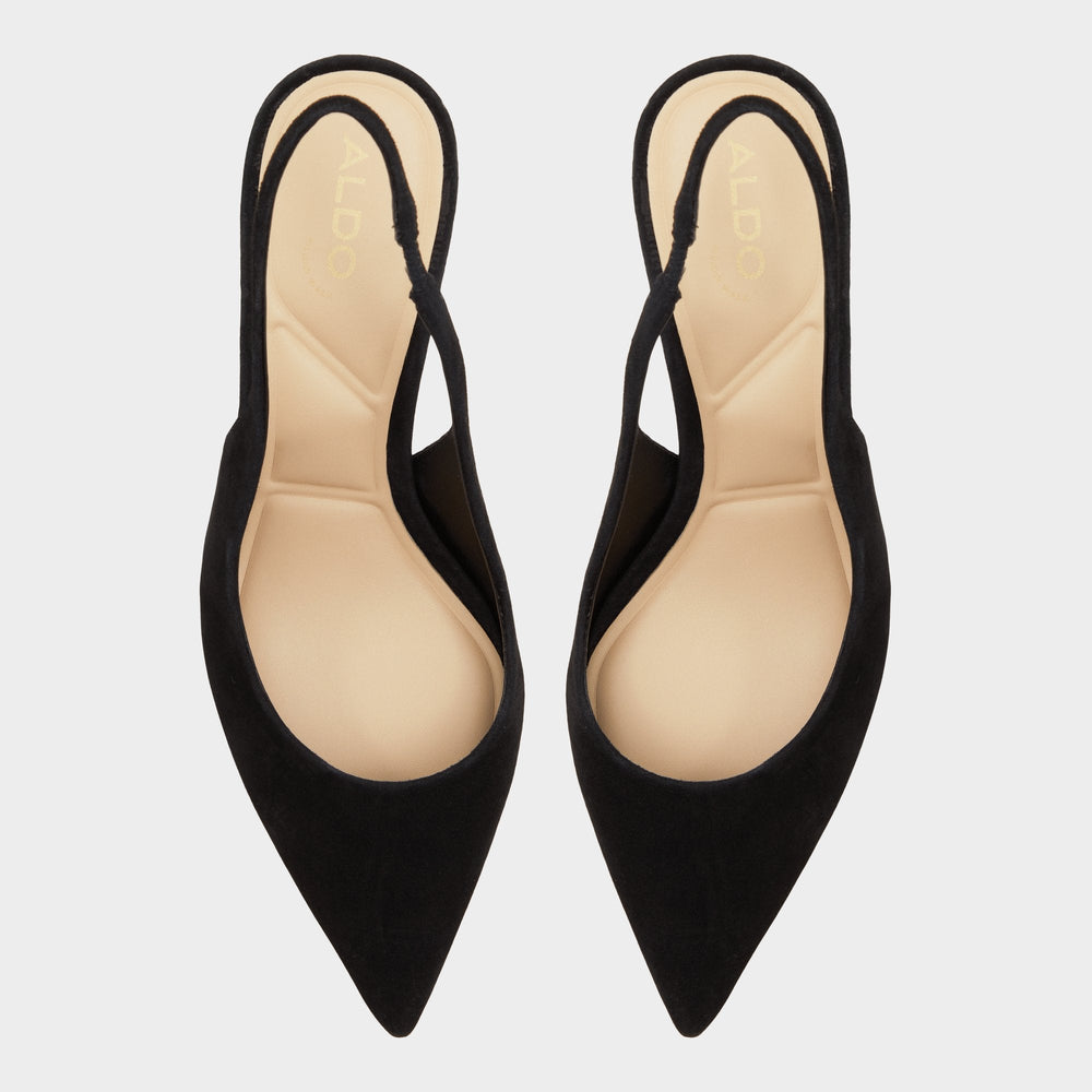 Aldo Uliana in Other Black - Slingback heel, Block heel Other black