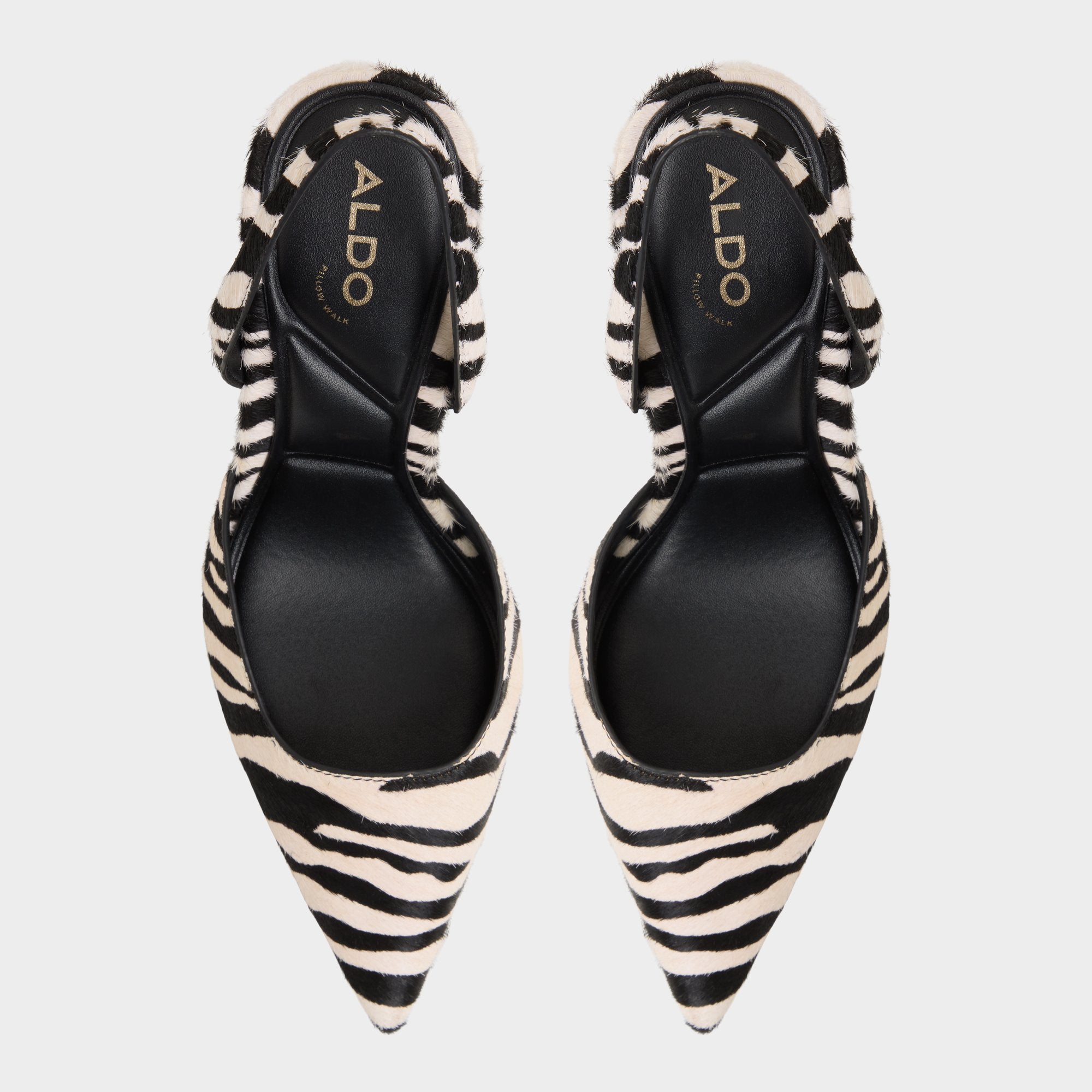 Aldo Berolden White/Black Women's Animal Prints - Slingback heel White/Black