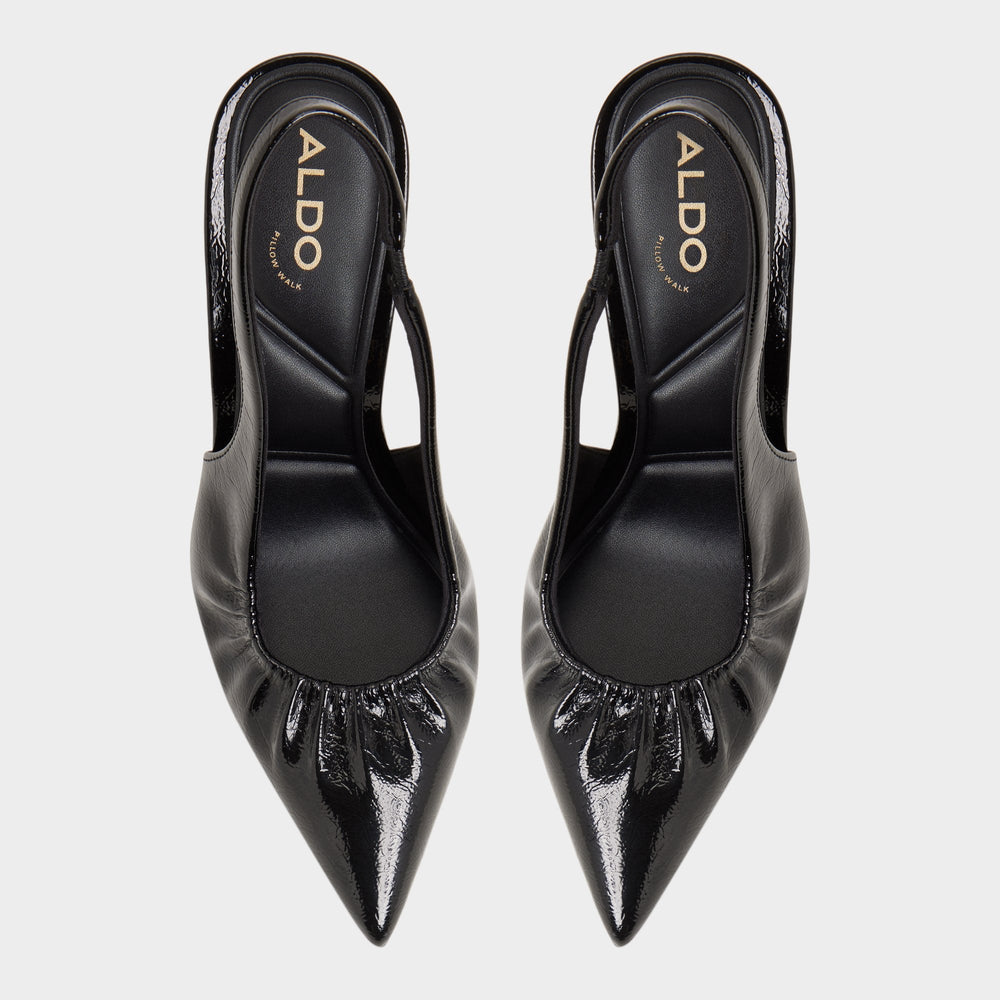 Aldo Mystie Black Women's Slingbacks - Slingback heel, Stiletto heel Black