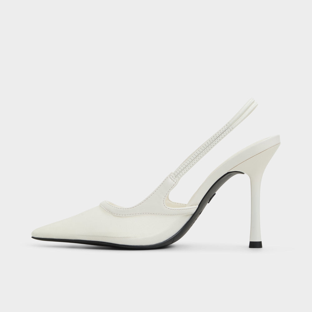 Aldo Evania White Women's Slingbacks - Slingback heel White