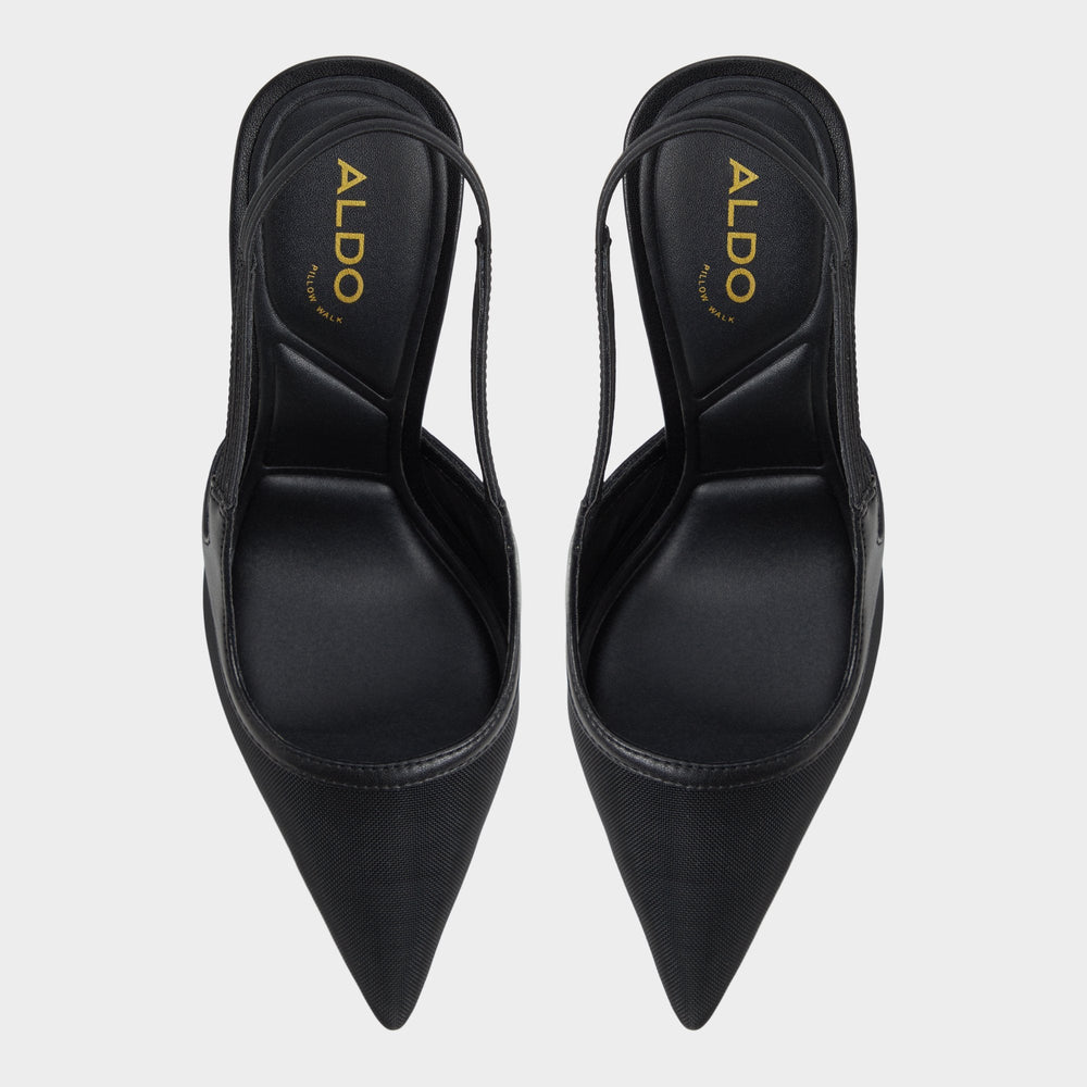 Aldo Evania Black Women's Slingbacks - Slingback heel Black
