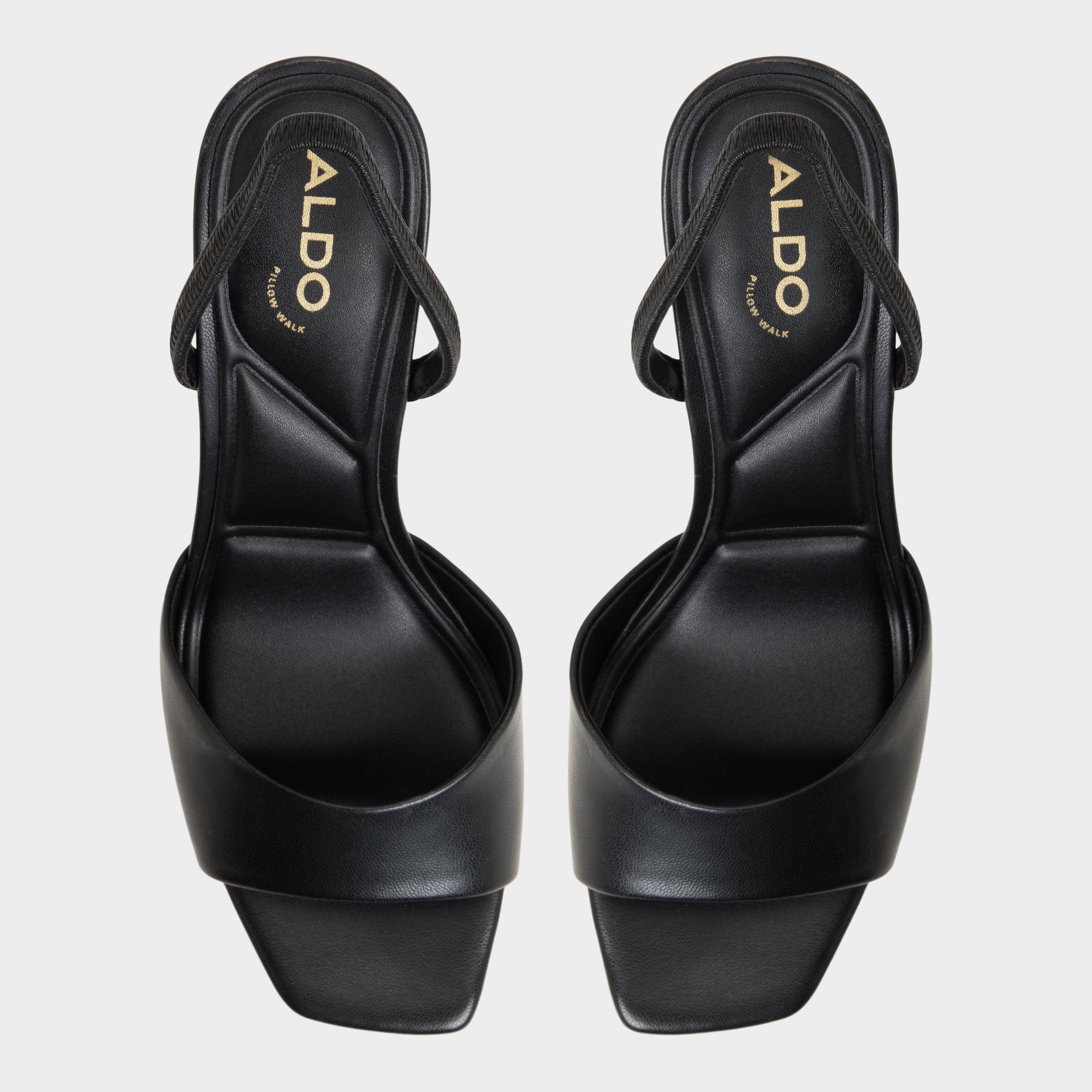 Aldo Andya Black Women's Strappy sandals - Slingback heeled sandal, Stiletto heel Black
