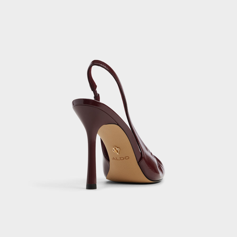 Aldo Mystie Bordo Women's Slingbacks - Slingback heel, Stiletto heel Bordo