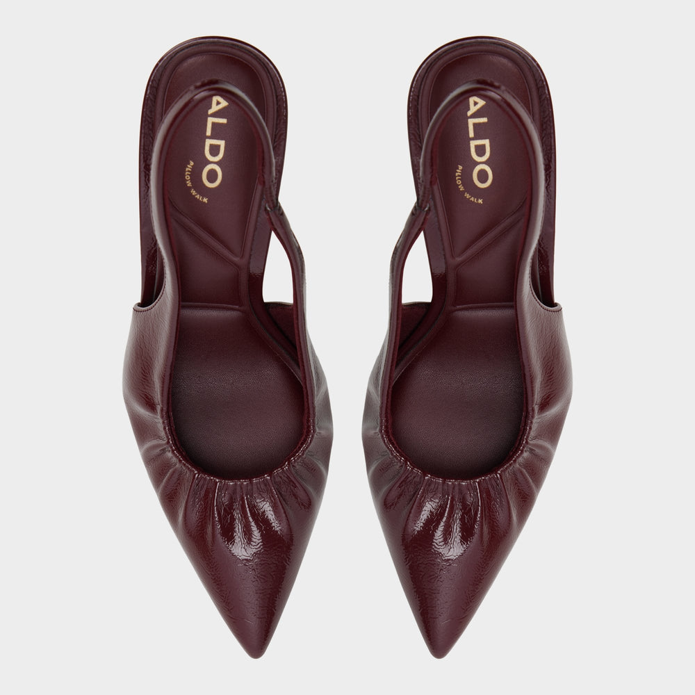 Aldo Mystie Bordo Women's Slingbacks - Slingback heel, Stiletto heel Bordo