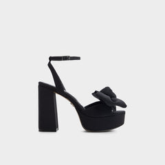 Aldo Luscious in Black 14154112 - Strappy heeled sandal, Platform Black