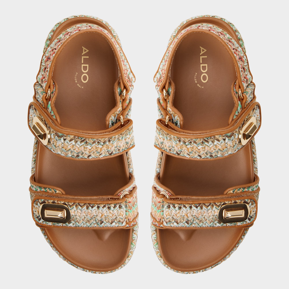 Aldo Sunhaven Bright Multi Women's Platform sandals - Footbed sandal Bright multi