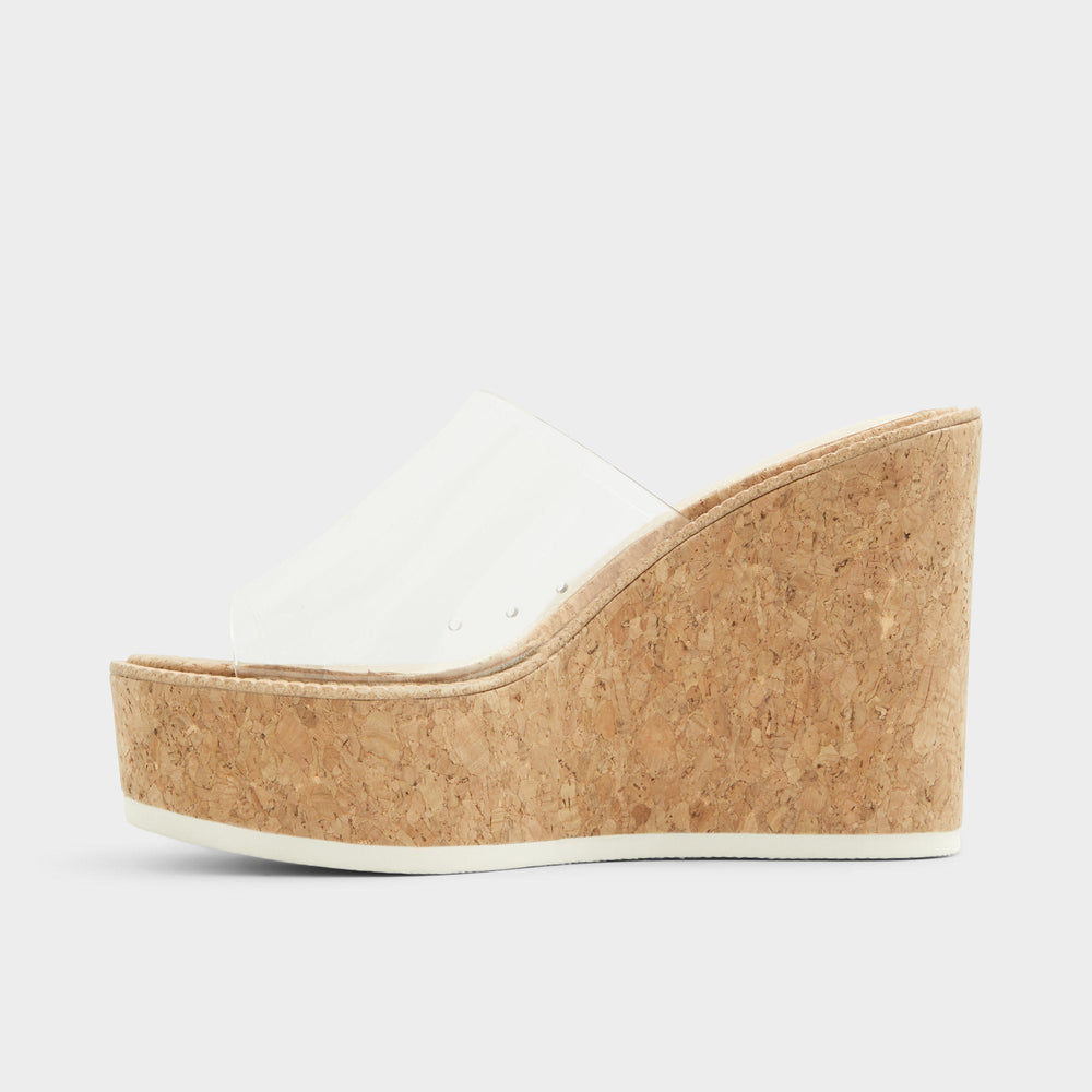 Aldo Midsommar Clear Women's Wedges - Wedge sandal, Wedge heel Clear